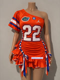 ABSTRACT CUSTOM JERSEY DRESS 🏈✨